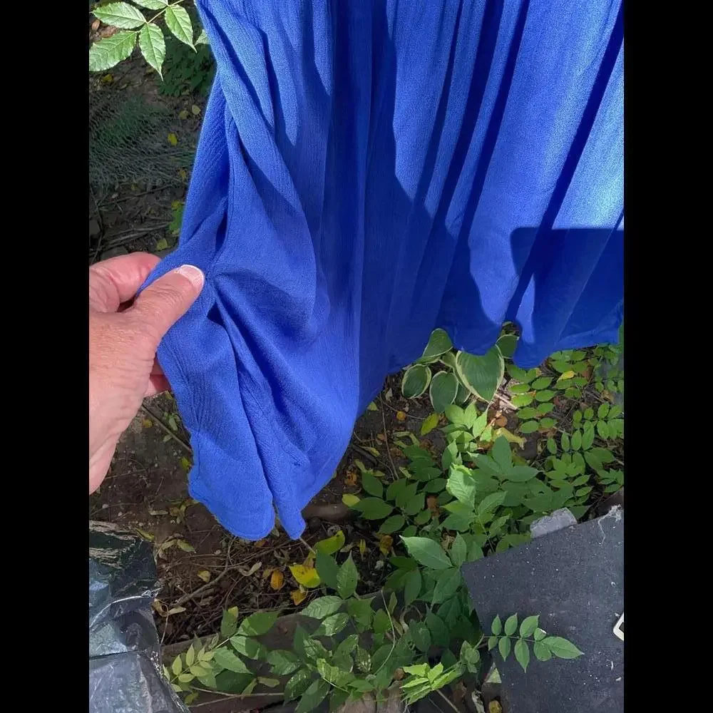 Cotton Bleu Crochet CoverUp/Dress Size 1X Oversized - Picture 6 of 10